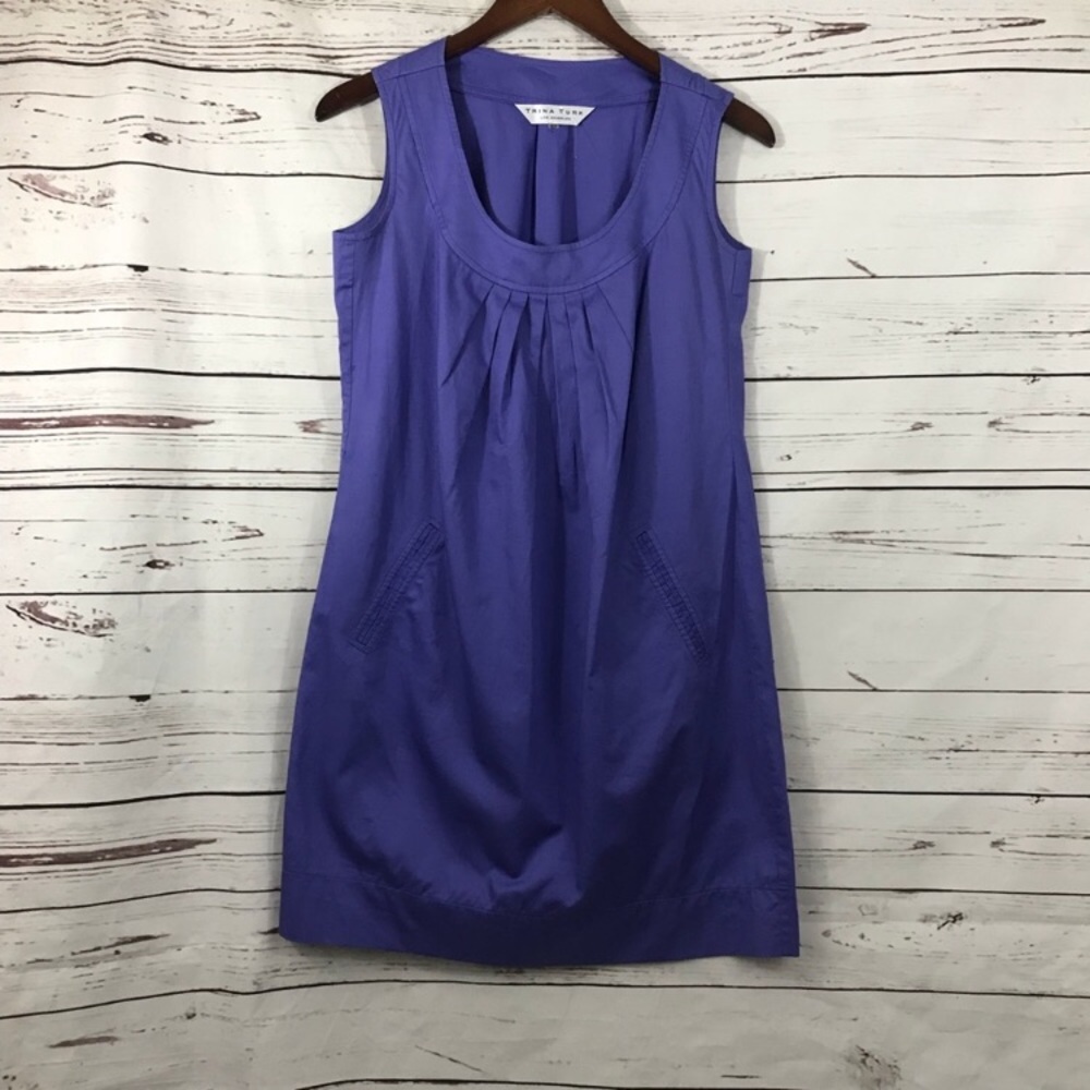 Trina Turk lavender shift dress